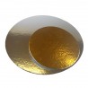 Vassoio rotondo argento/oro